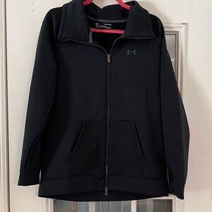 Under Armour Midnight Black Zip-Up Hoodie